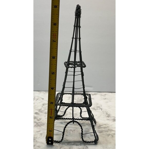 Wire Eiffel Tower Sculpture Paris France Vintage Inspired Decorative Art Piece - Picture 2 of 10